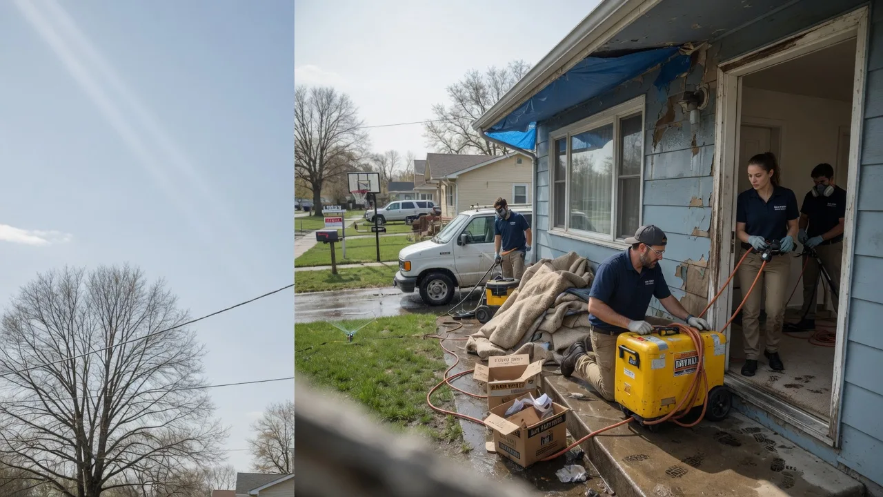 Basement Flood Cleanup in Williamsburg, KS near me